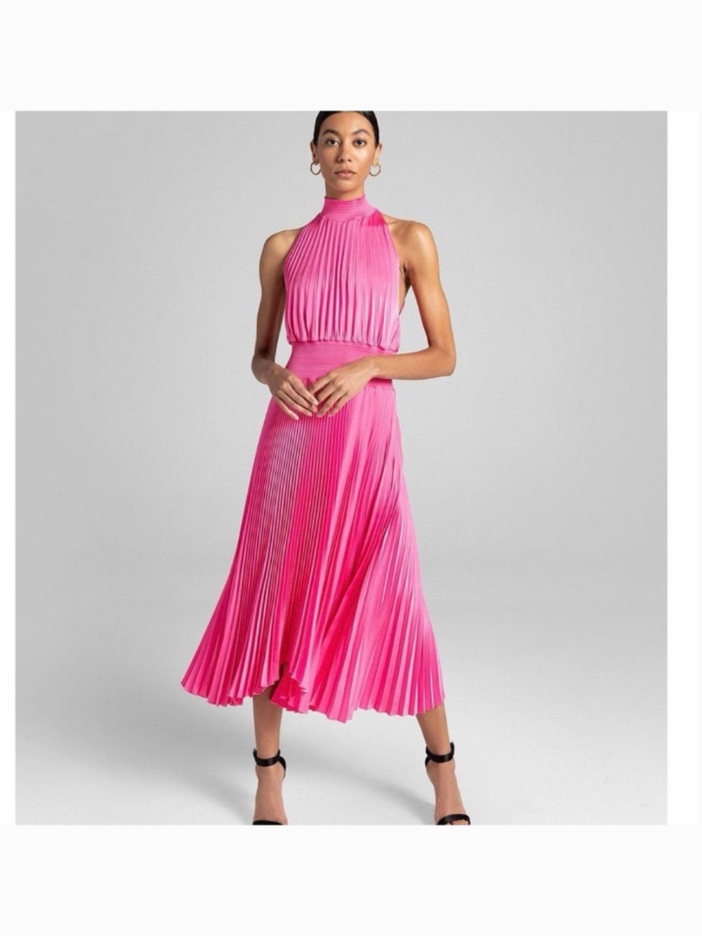 ALC Renzo pink pleated dress-Sz 10